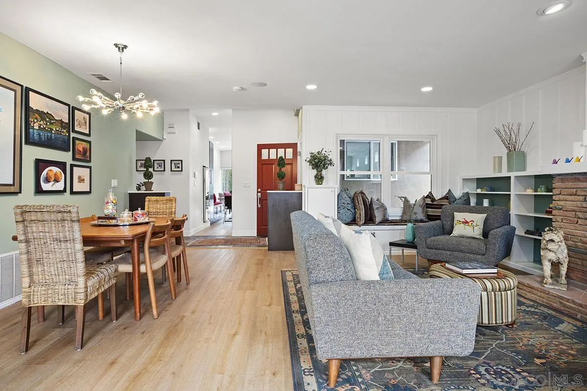 3433 Alabama Street San Diego, CA 92104 - Photo 12 of 58 a living room with furniture and a wooden floor