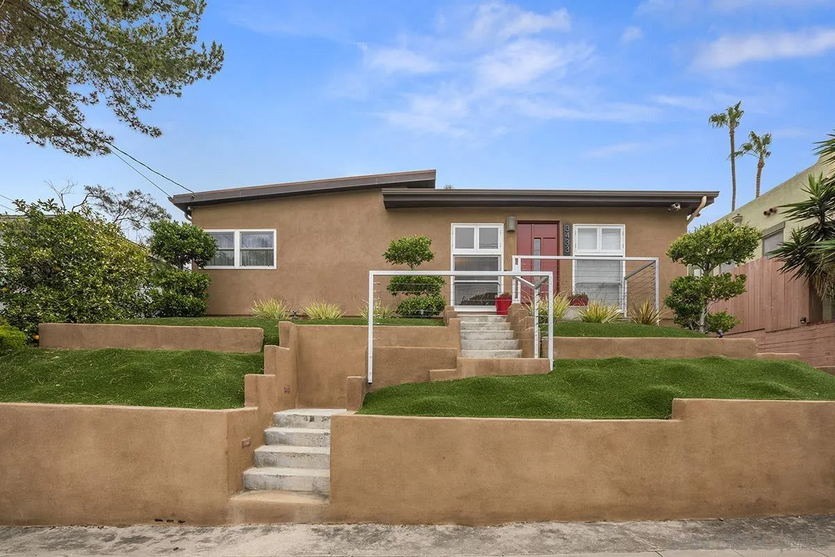 3433 Alabama Street San Diego, CA 92104 - Photo 2 of 58 front view of a house with a yard