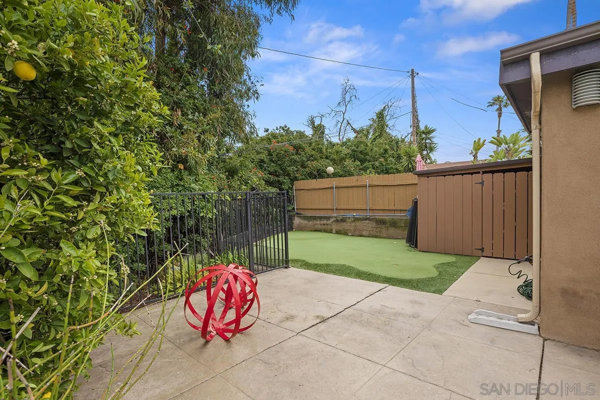 3433 Alabama Street San Diego, CA 92104 - Photo 51 of 58 a garden view with a seating space