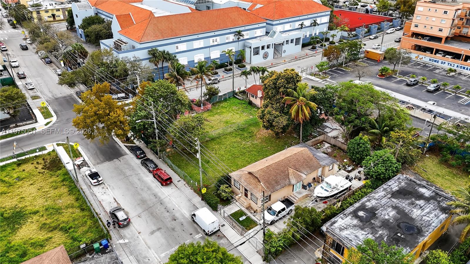 136 Southwest 11th Avenue Miami, FL 33130 - Photo 10 of 10 an aerial view of residential houses with outdoor space