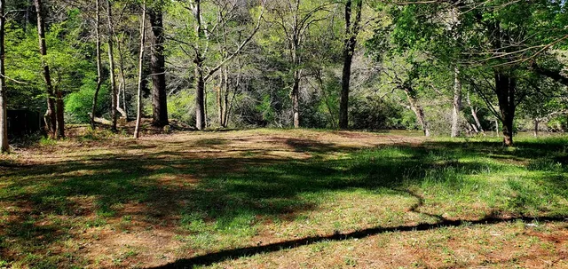 a view of an outdoor space and swimming pool