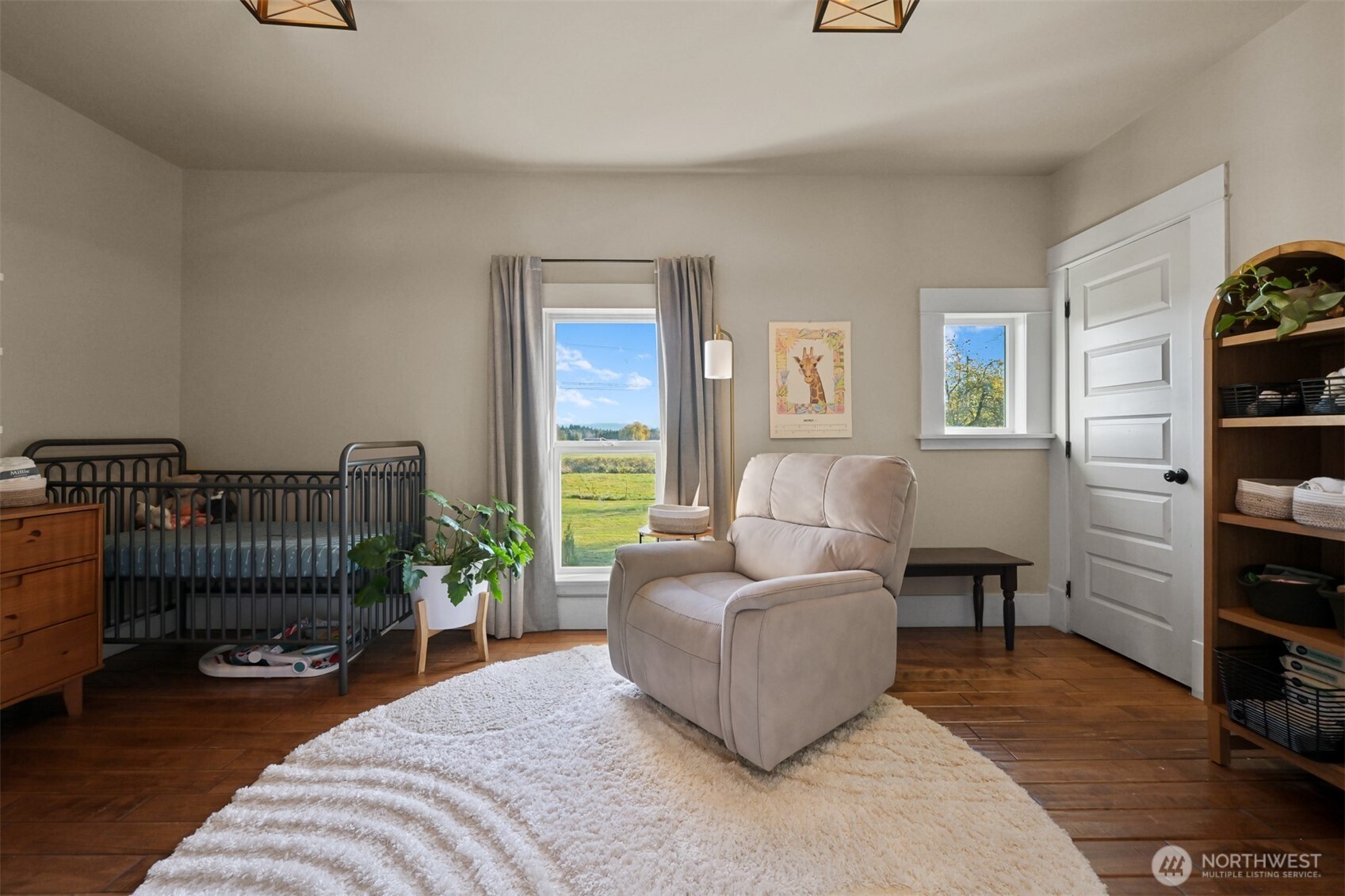 2880 Creasey Road Custer, WA 98240 - Photo 20 of 40 a bedroom with furniture and a window