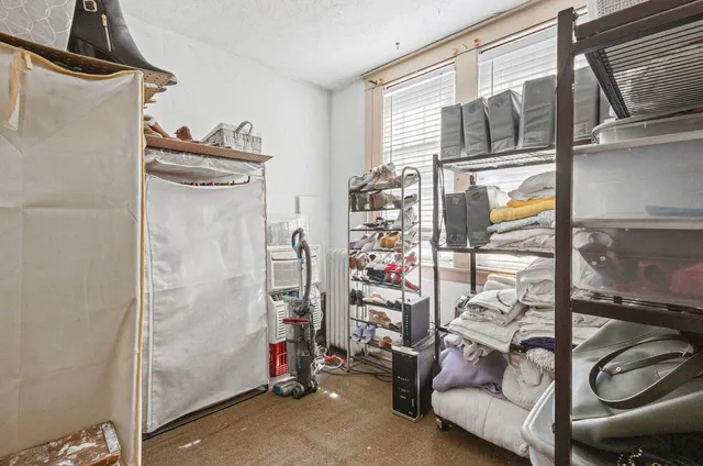 a view of storage and utility room