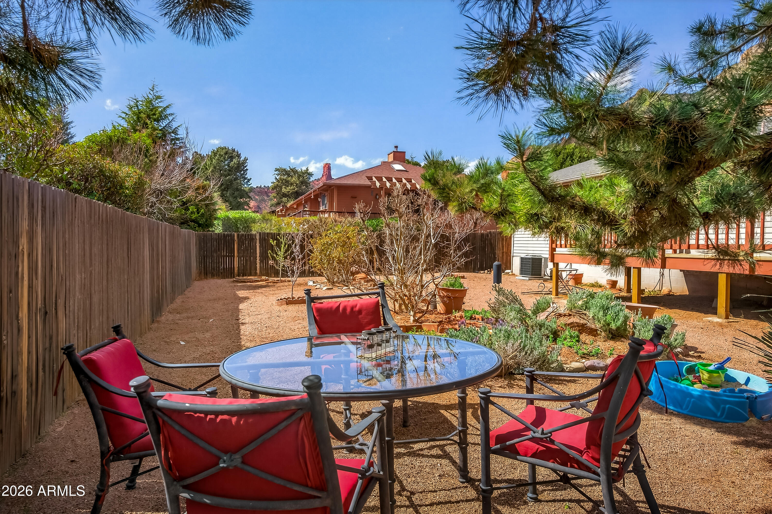 2215 Lariat Road Sedona, AZ 86336 - Photo 35 of 45 a outdoor view with a sitting space