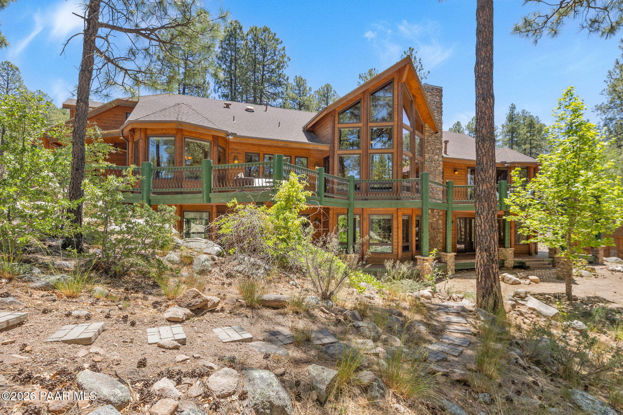 5140 East Charcoal Kiln Road Prescott, AZ 86303 - Photo 104 of 140 a front view of a house with a yard