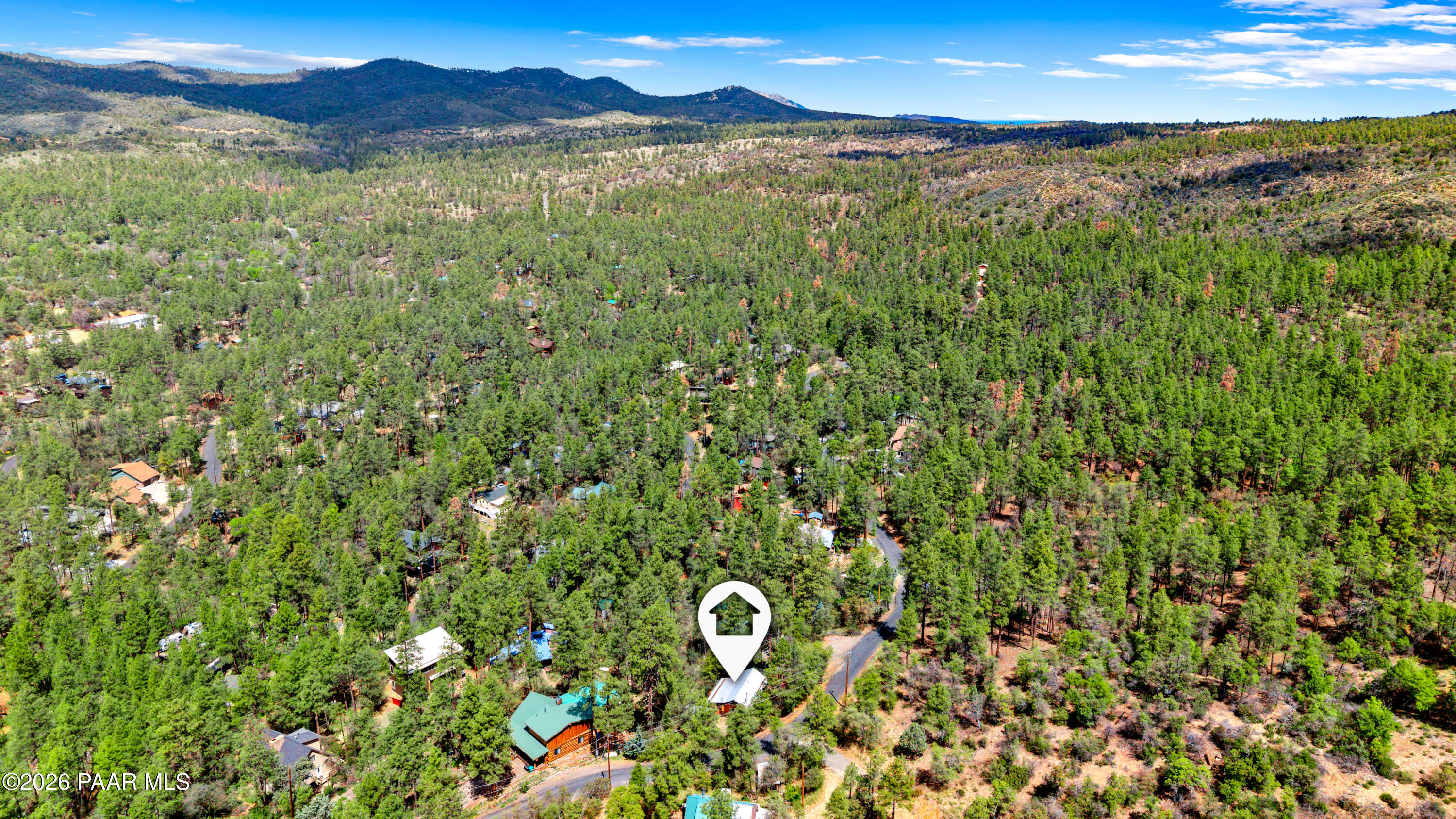 4872 South Juniper Loop Road Prescott, AZ 86303 - Photo 18 of 21 18-print-18-Aerial View NE