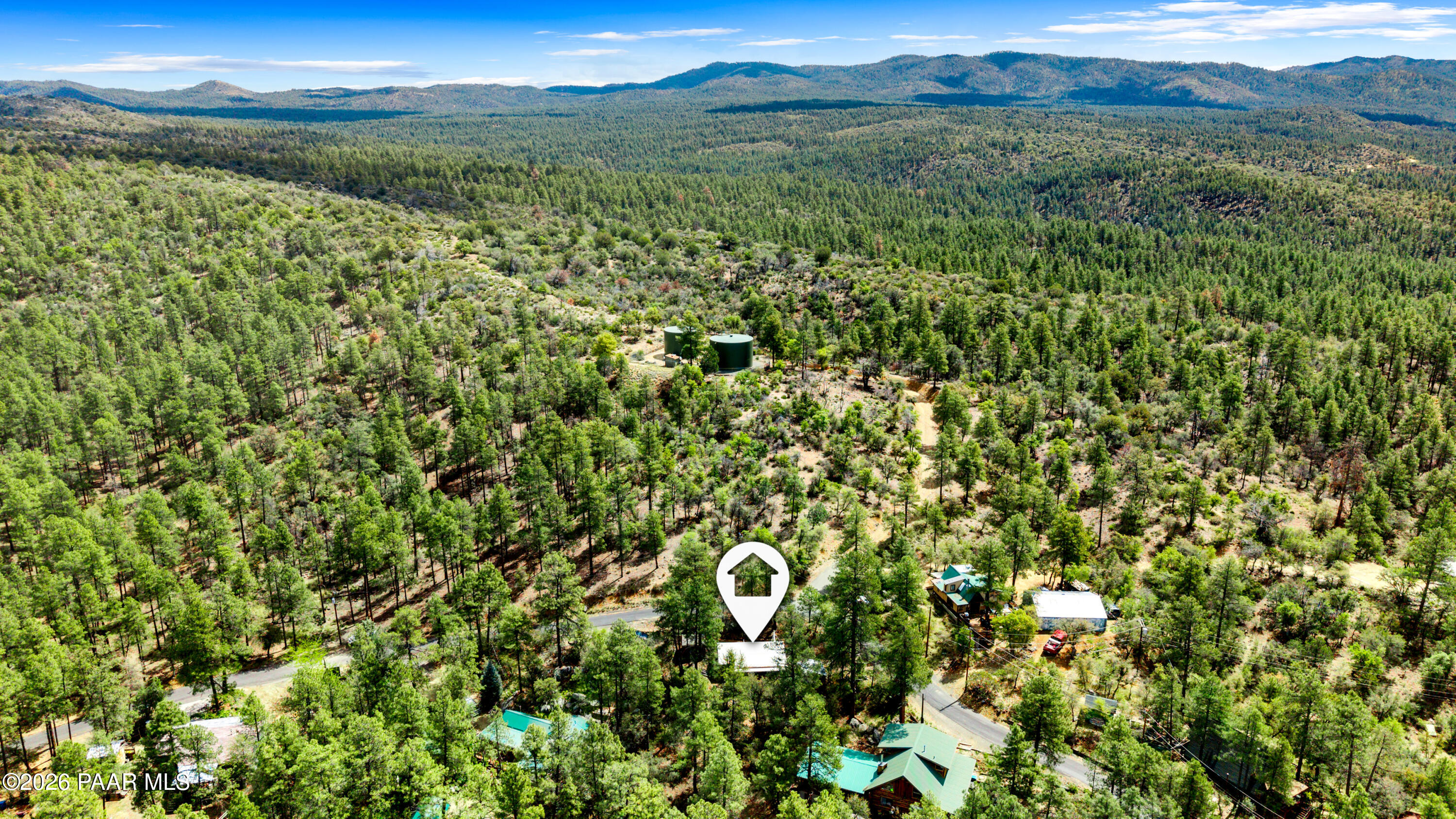 4872 South Juniper Loop Road Prescott, AZ 86303 - Photo 19 of 21 19-print-19-Aerial View S