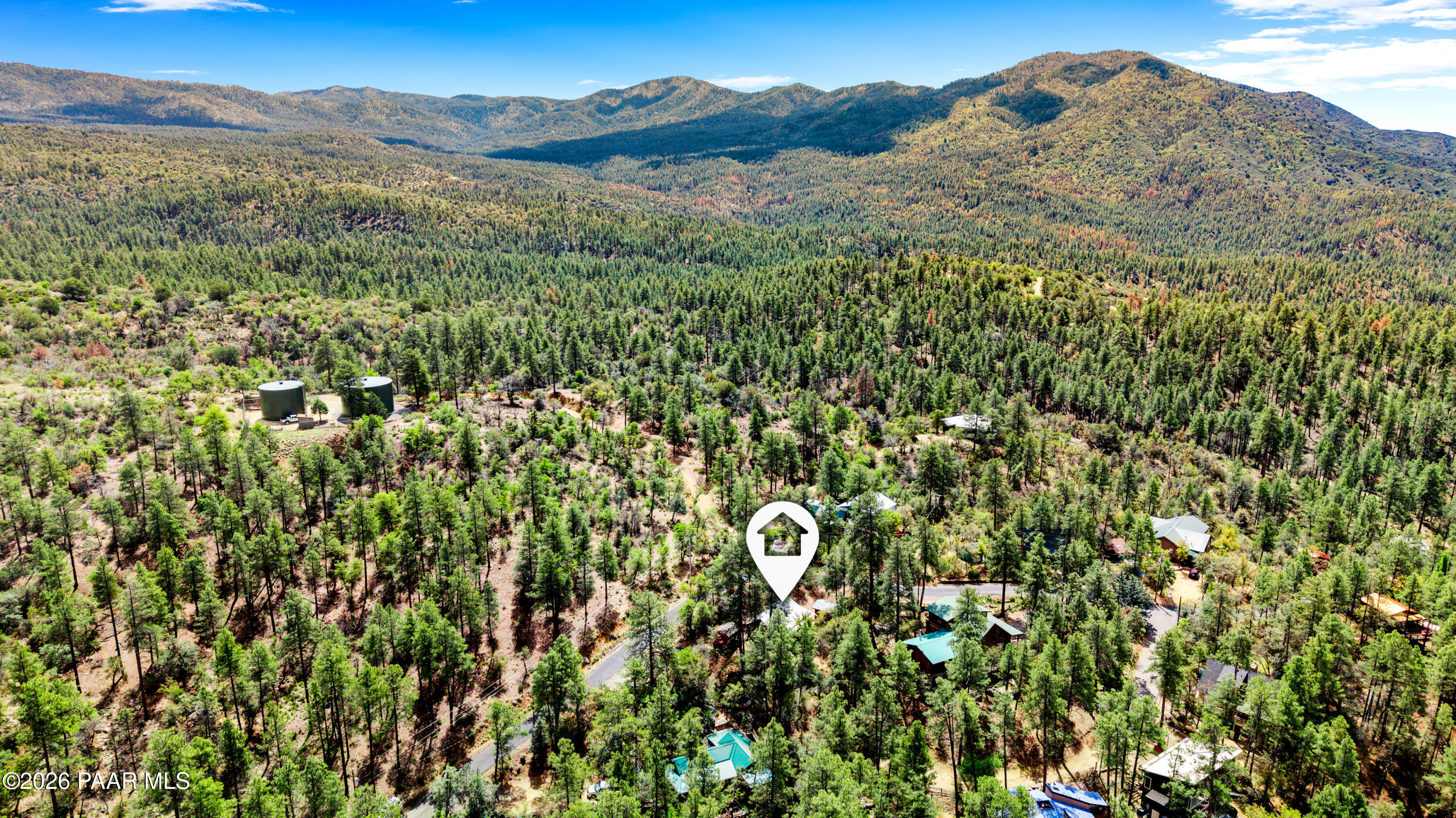4872 South Juniper Loop Road Prescott, AZ 86303 - Photo 20 of 21 20-print-20-Aerial View SW