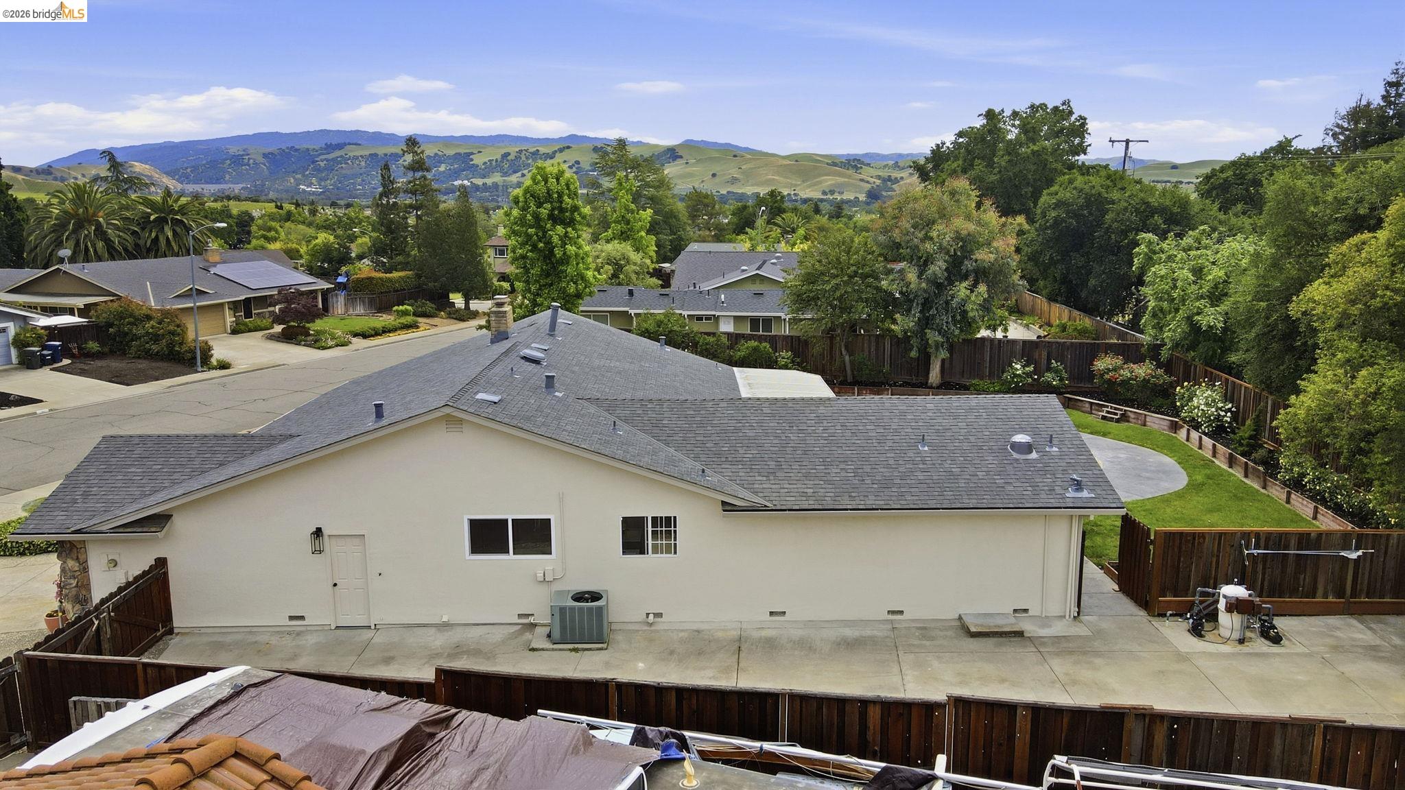 2438 Merritt Place Livermore, CA 94550 - Photo 54 of 64 an aerial view of a house with swimming pool