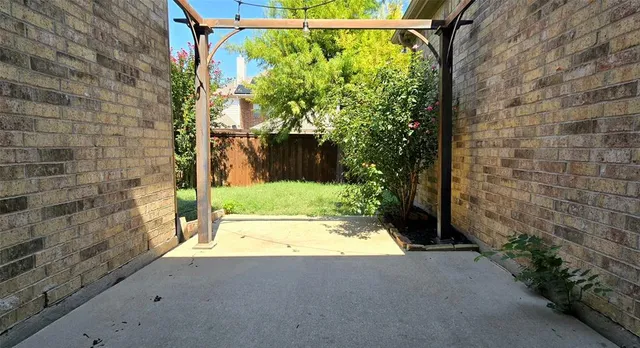 a view of a small space