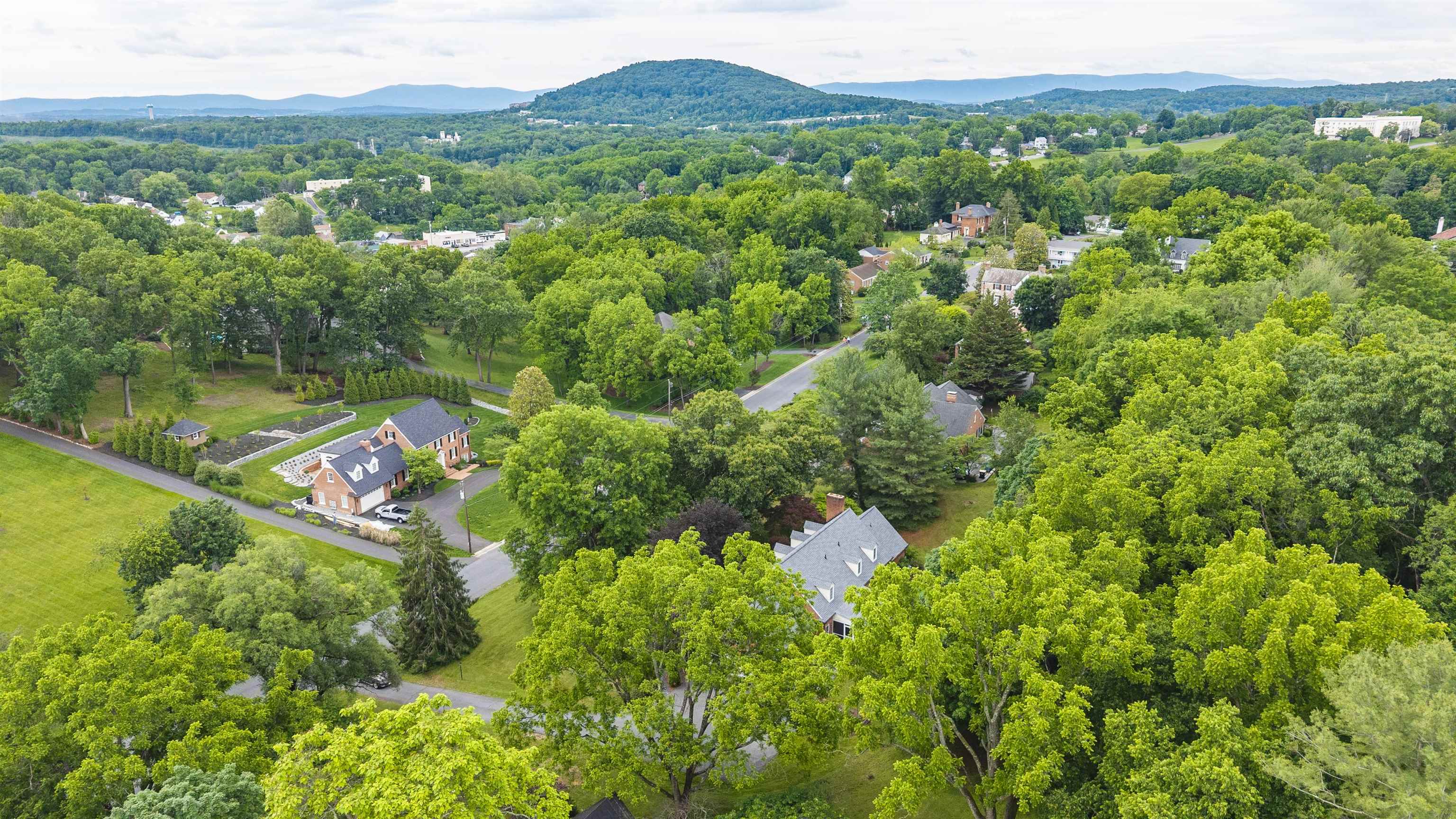 1430 Dogwood Road Staunton, VA 24401 - Photo 67 of 68 an aerial view of residential houses with outdoor space and trees