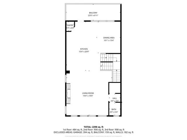 a picture of a floor plan