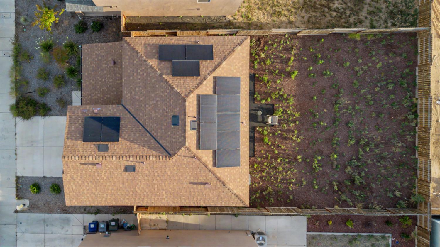 4119 Anise Court Merced, CA 95348 - Photo 25 of 27 an aerial view of residential houses with outdoor space and trees