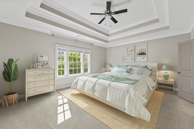 6454 Meridian Way Atlanta, GA 30328 - Photo 38 of 63 a bedroom with a bed and a window