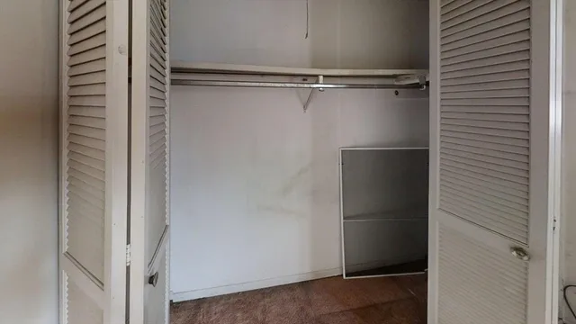 a view of closet area