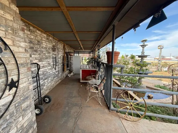 a view of storage and utility room