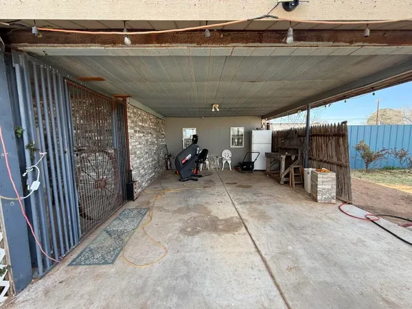 a view of storage and utility room