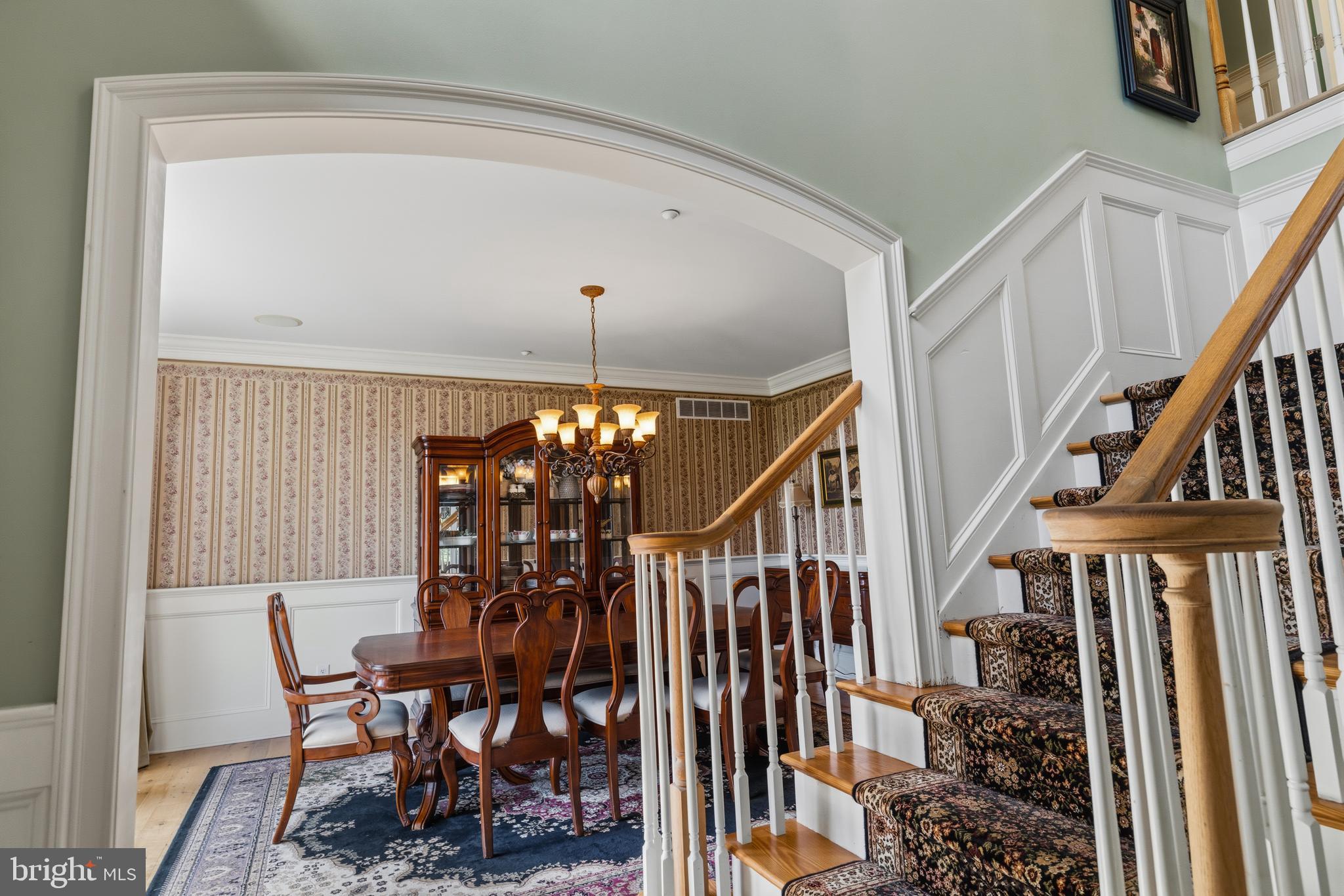 265 Walter Road Chalfont, PA 18914 - Photo 14 of 83 Arched entry into the formal dining room