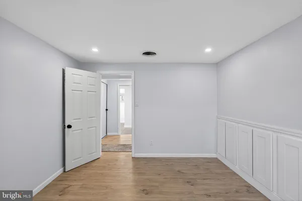 a view of an empty room