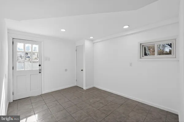 a view of an empty room