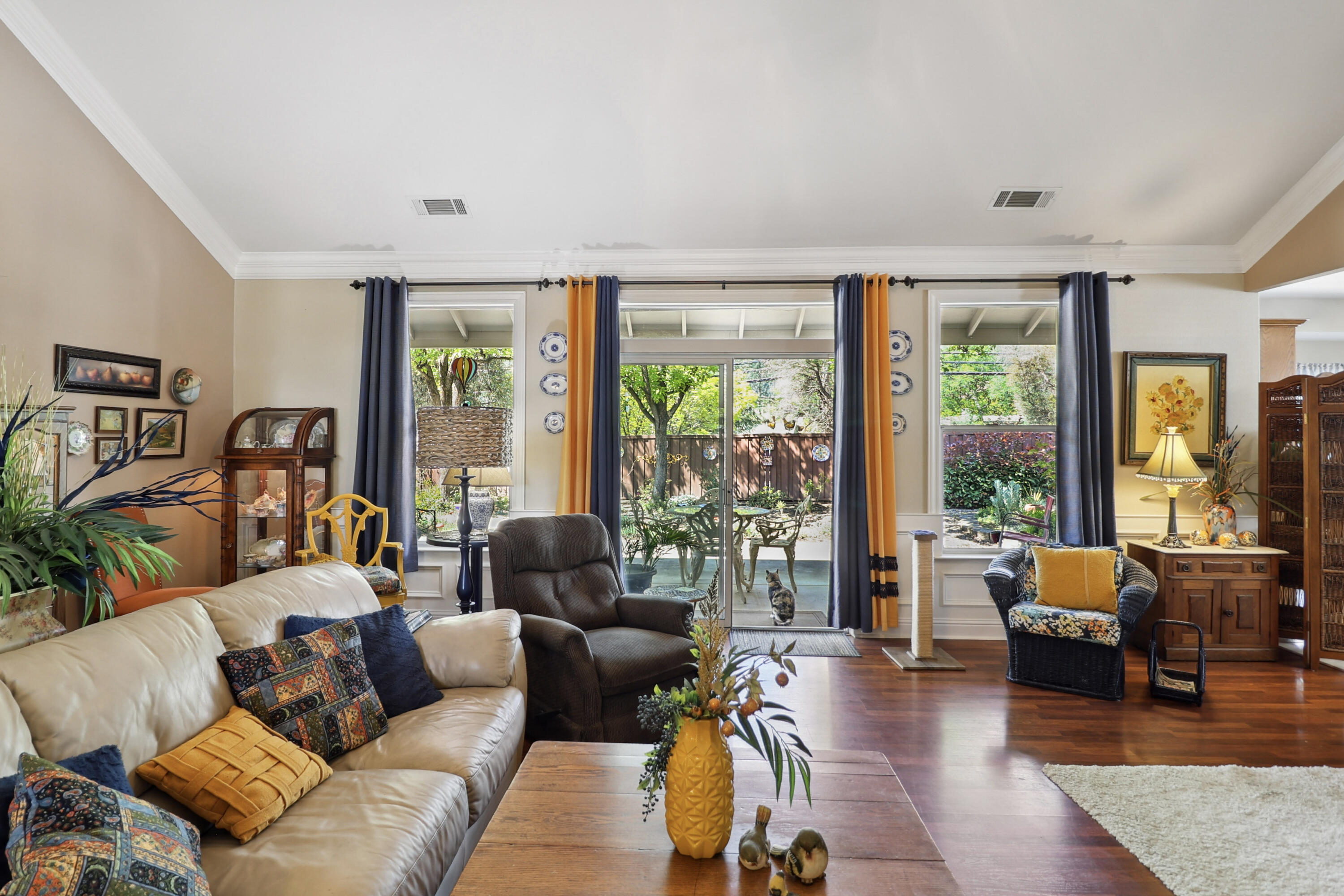 2210 Drexel Way Redding, CA 96001 - Photo 13 of 57 a living room with furniture and a large window