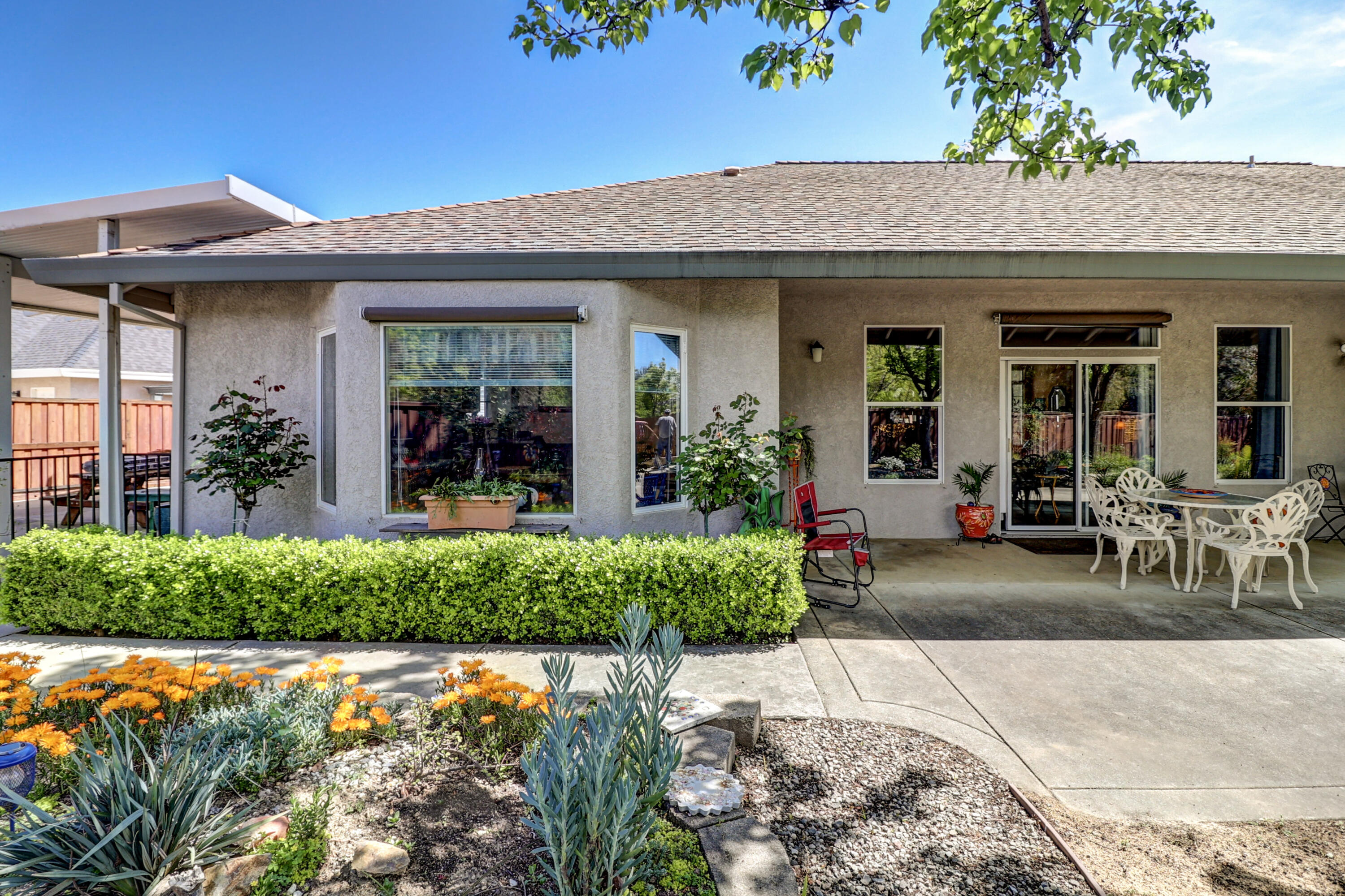 2210 Drexel Way Redding, CA 96001 - Photo 47 of 57 a view of a house with swimming pool and a porch