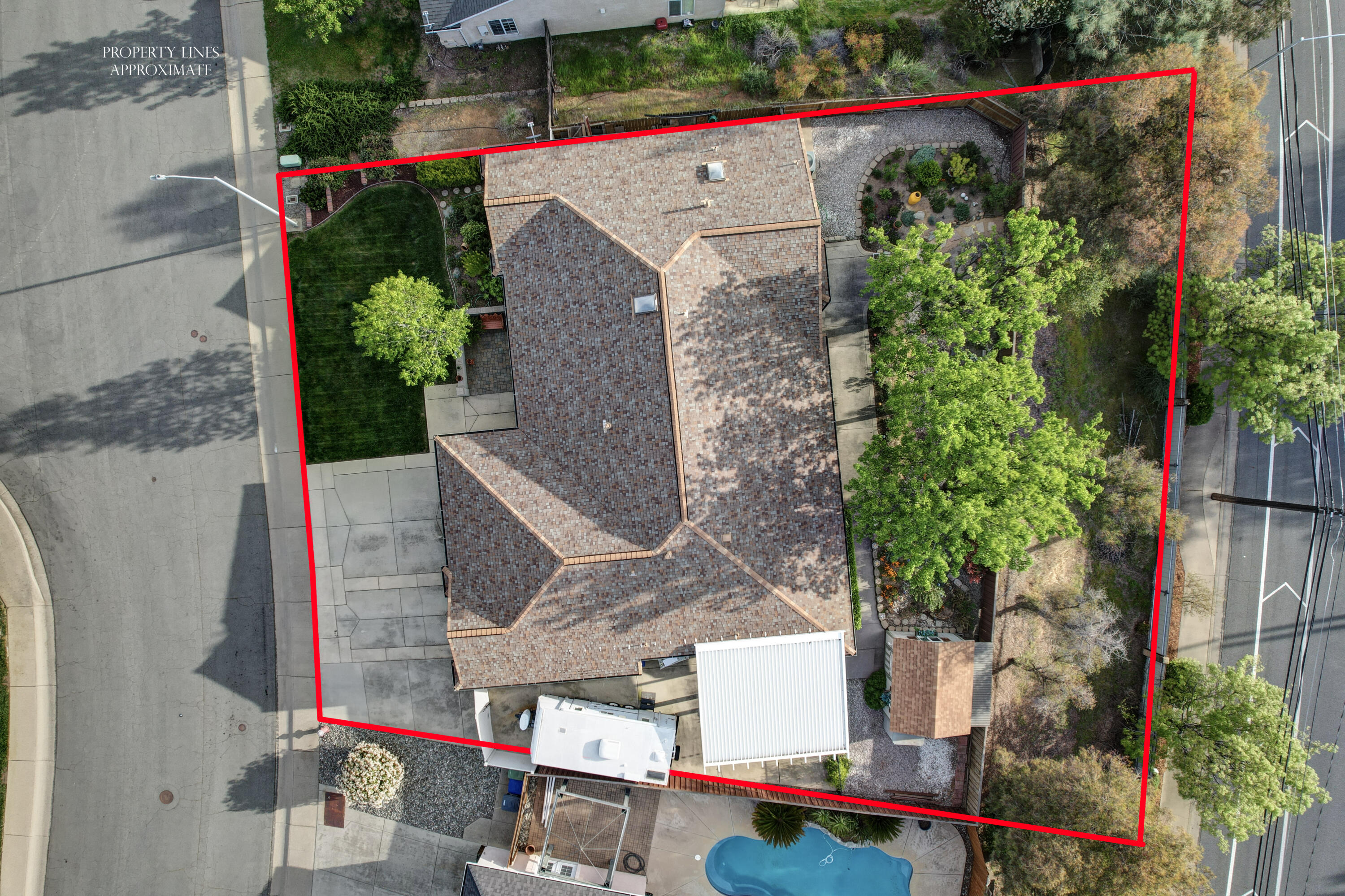 2210 Drexel Way Redding, CA 96001 - Photo 55 of 57 an aerial view of a house