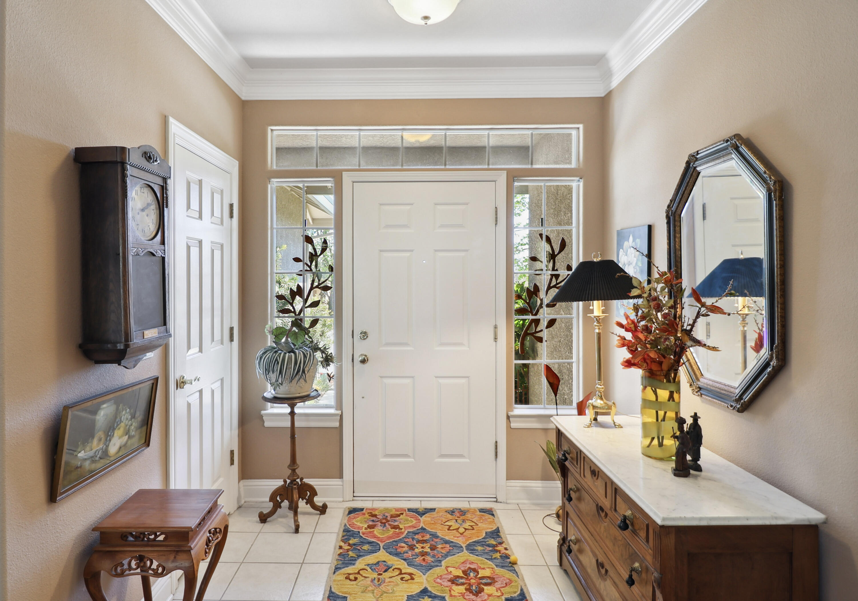 2210 Drexel Way Redding, CA 96001 - Photo 8 of 57 a living room with furniture and a flat screen tv