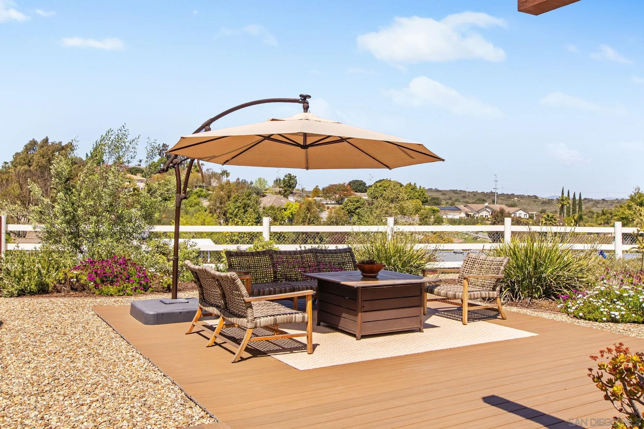 360 Futurity Lane Fallbrook, CA 92028 - Photo 40 of 58 a view of a lake with couches and city view