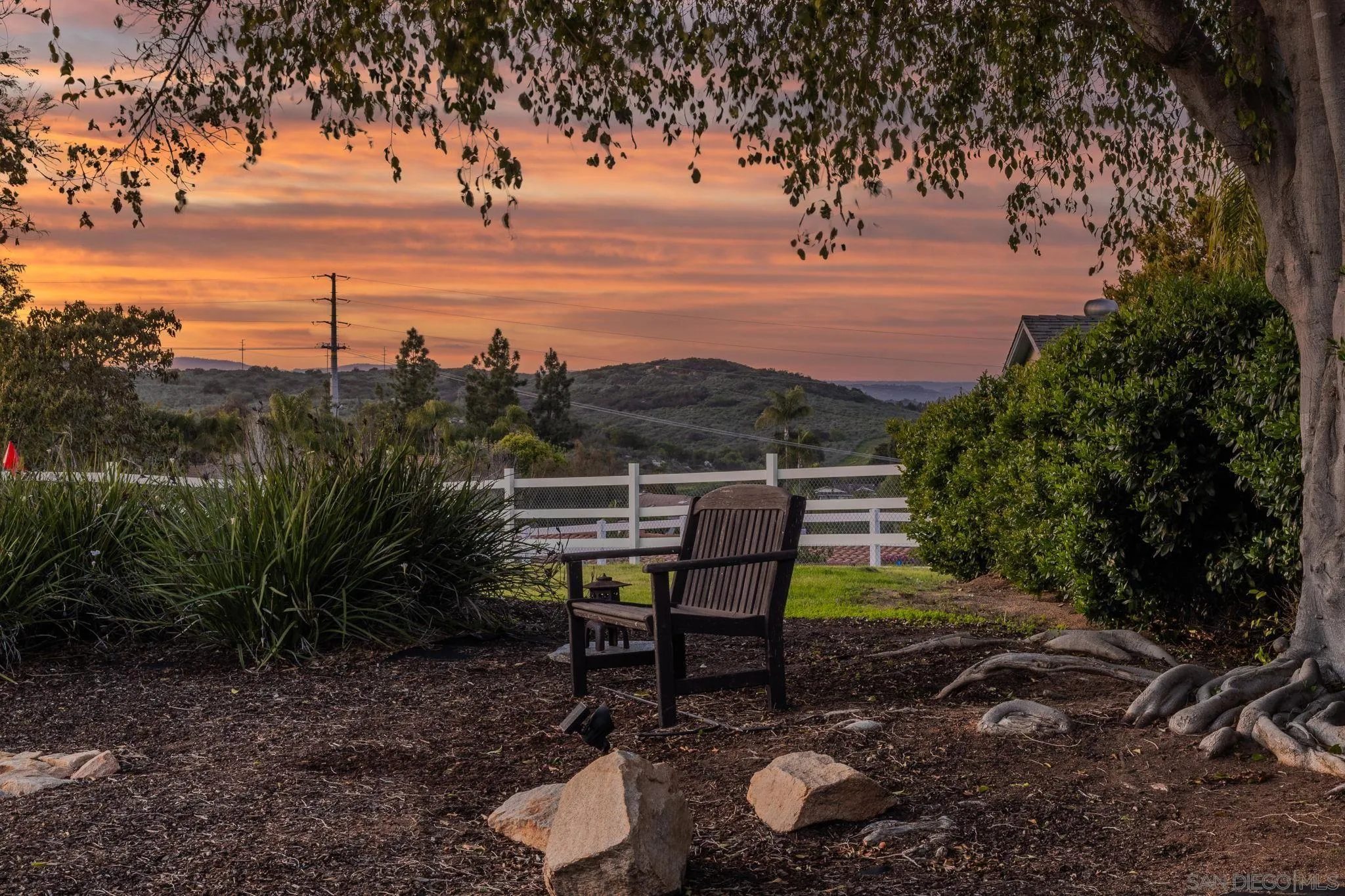 360 Futurity Lane Fallbrook, CA 92028 - Photo 54 of 58 a view of a lake with a table and chairs
