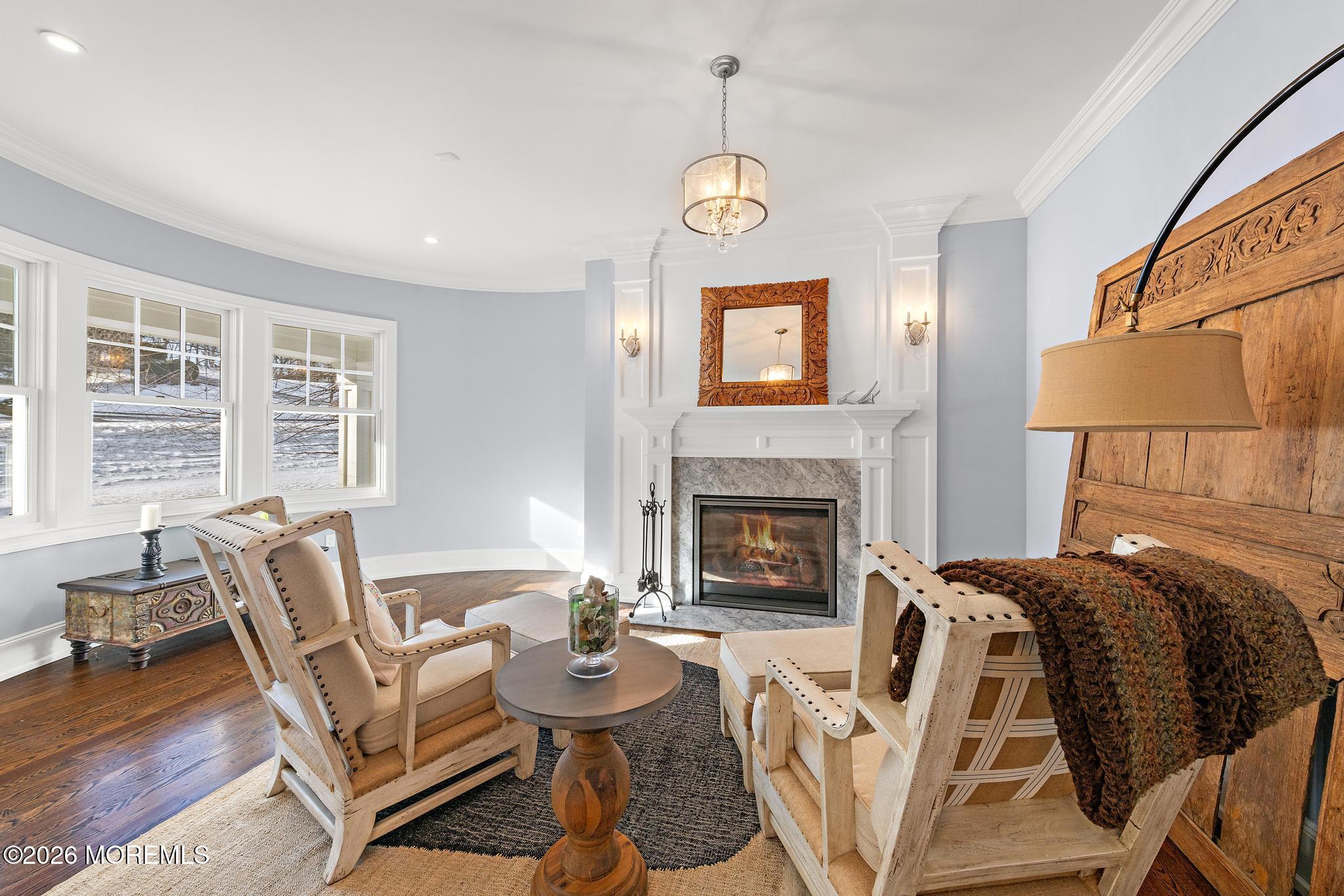 9 Beacon Hill Road Atlantic Highlands, NJ 07716 - Photo 18 of 64 Living Room with fireplace