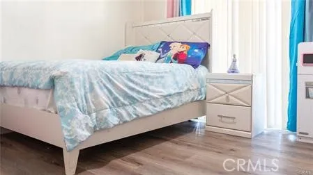 a close view of a refrigerator in kitchen