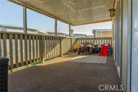 a view of balcony with couch