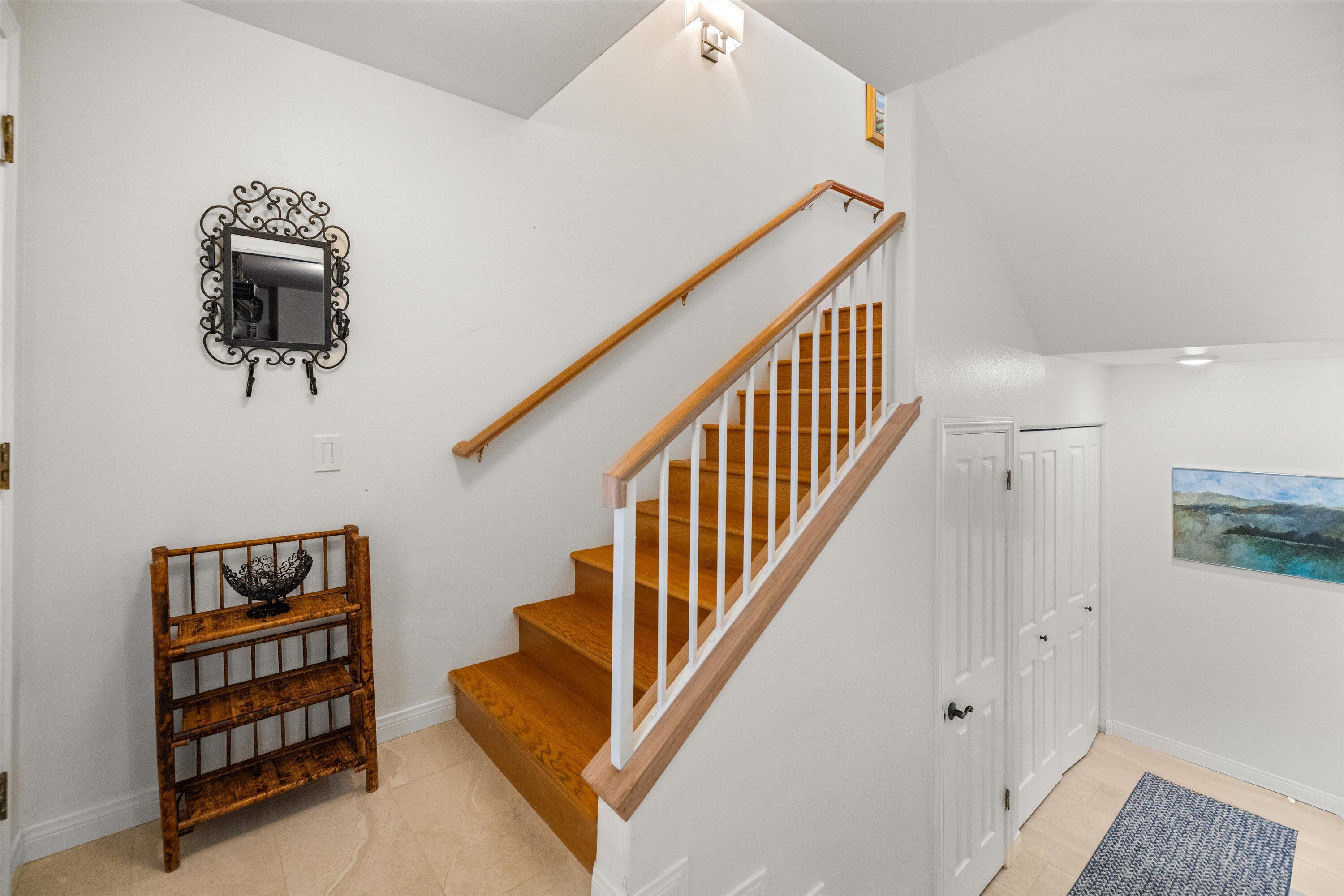 222 Meigs Road, Unit 16 Santa Barbara, CA 93109 - Photo 7 of 44 a view of entryway and hall with wooden floor