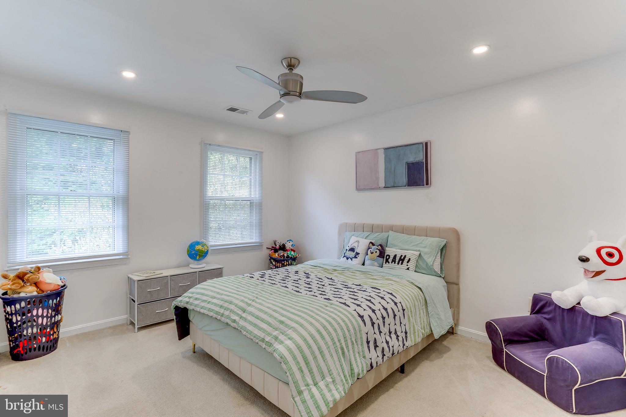 4011 Hummer Road Annandale, VA 22003 - Photo 28 of 56 Third bedroom with lighted fan & ample closet