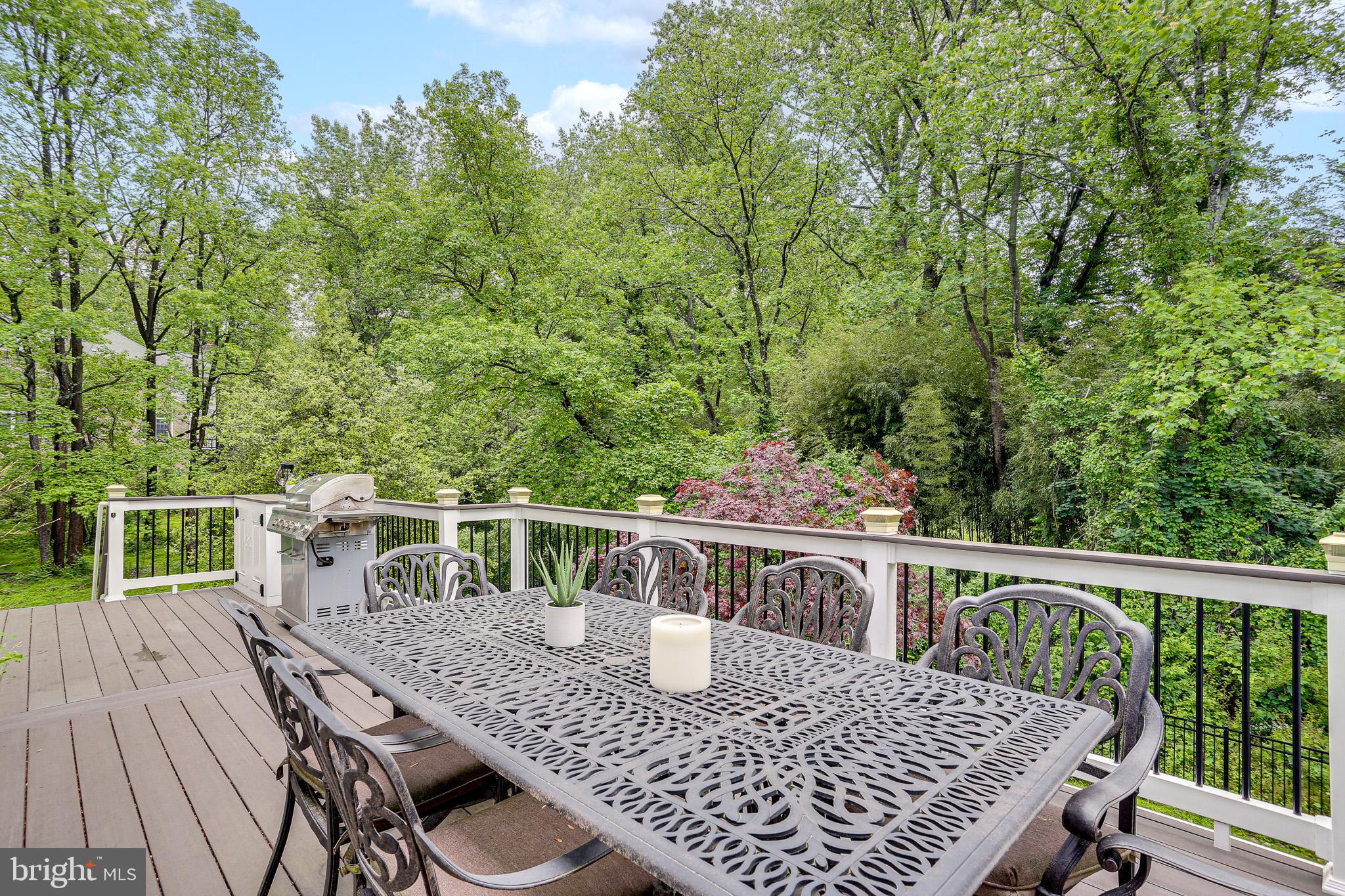 4011 Hummer Road Annandale, VA 22003 - Photo 46 of 56 Ample al fresco dining space on the deck