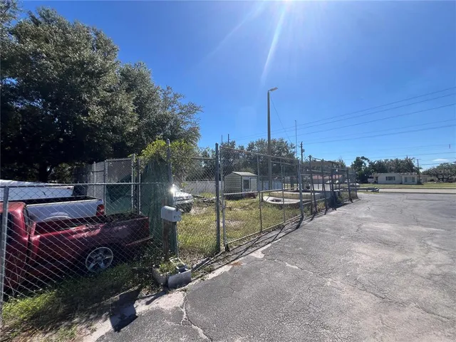 a view of a lake with houses