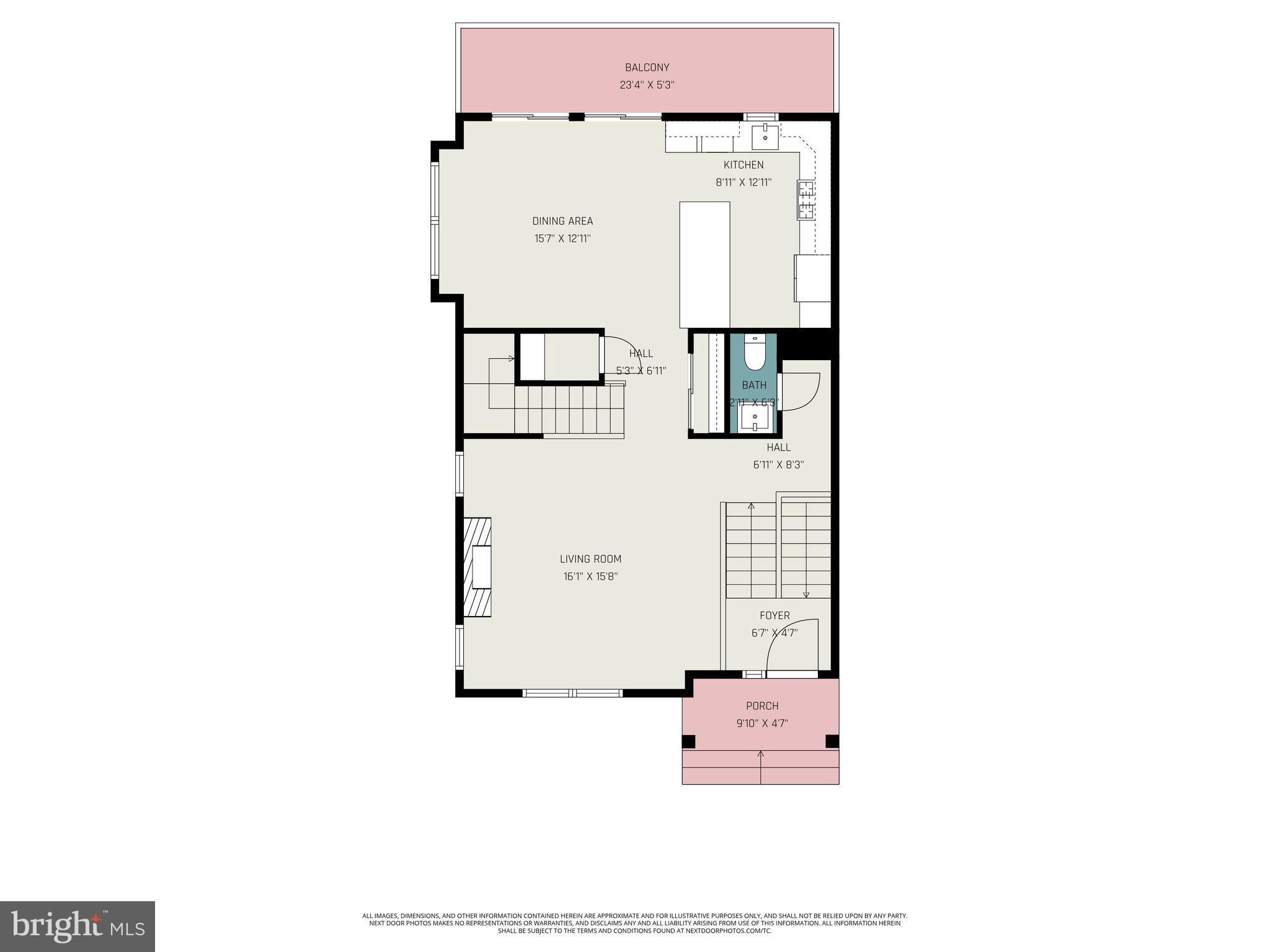 2069 Case Road Baltimore, MD 21222 - Photo 48 of 50 Main Level Floor Plan