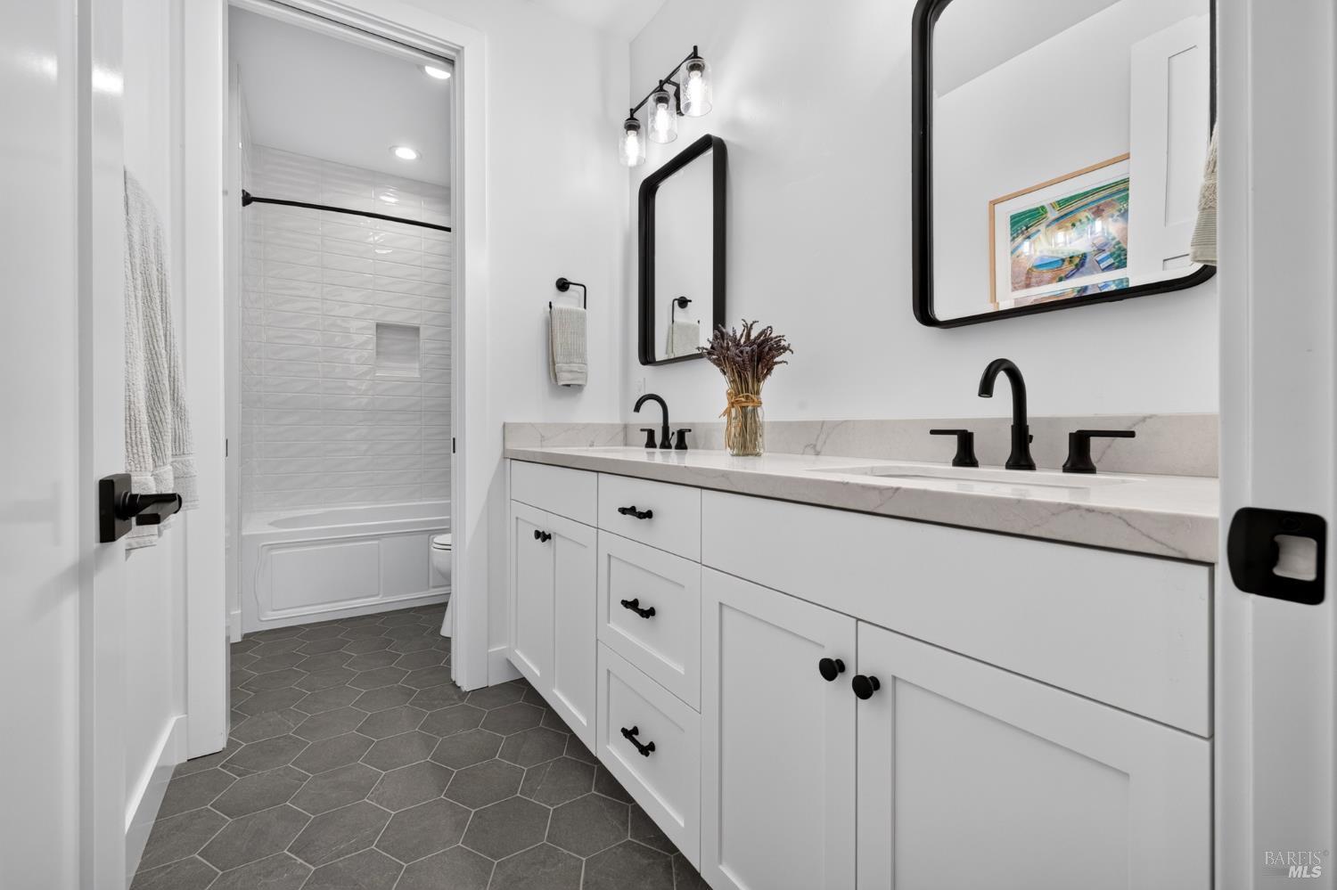 3722 Deauville Place Santa Rosa, CA 95403 - Photo 36 of 48 Lower level hall bathroom