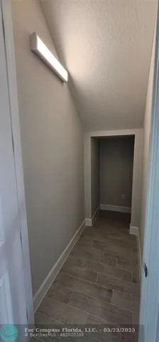 a view of empty room