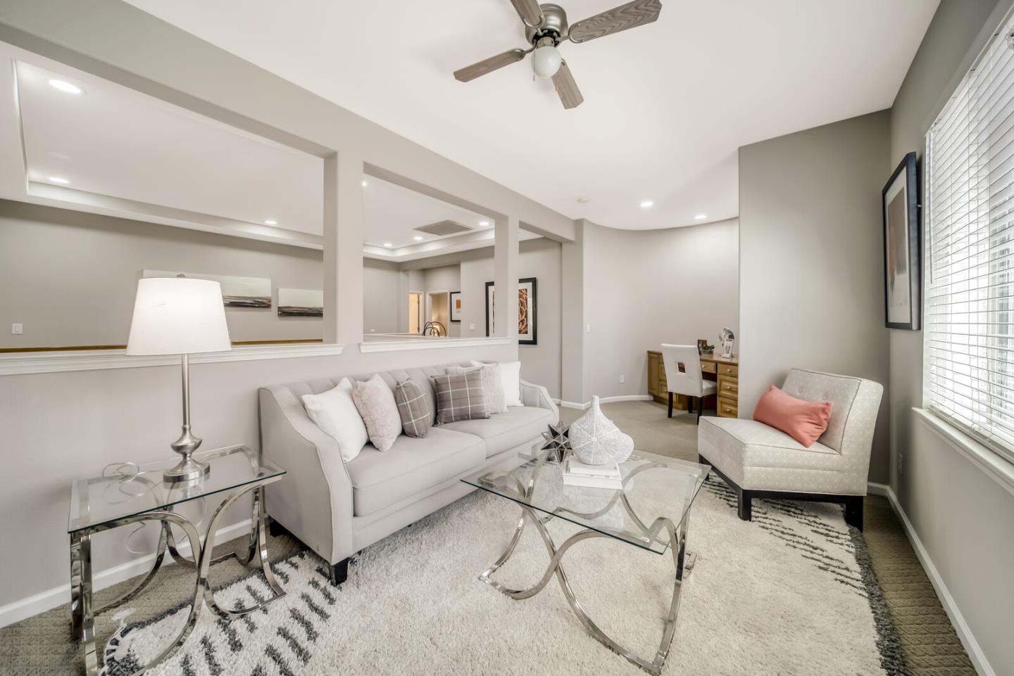 1226 Halifax Way San Ramon, CA 94582 - Photo 7 of 13 a living room with furniture and a large window