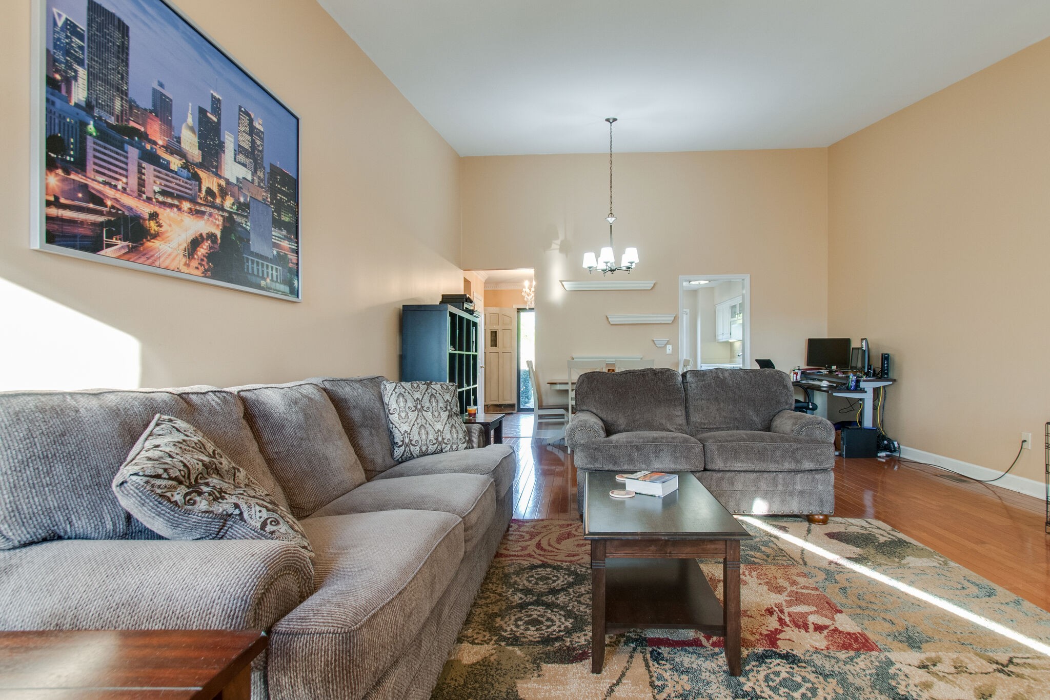 149 Morton Mill Circle Nashville, TN 37221 - Photo 11 of 27 a living room with furniture and a chandelier