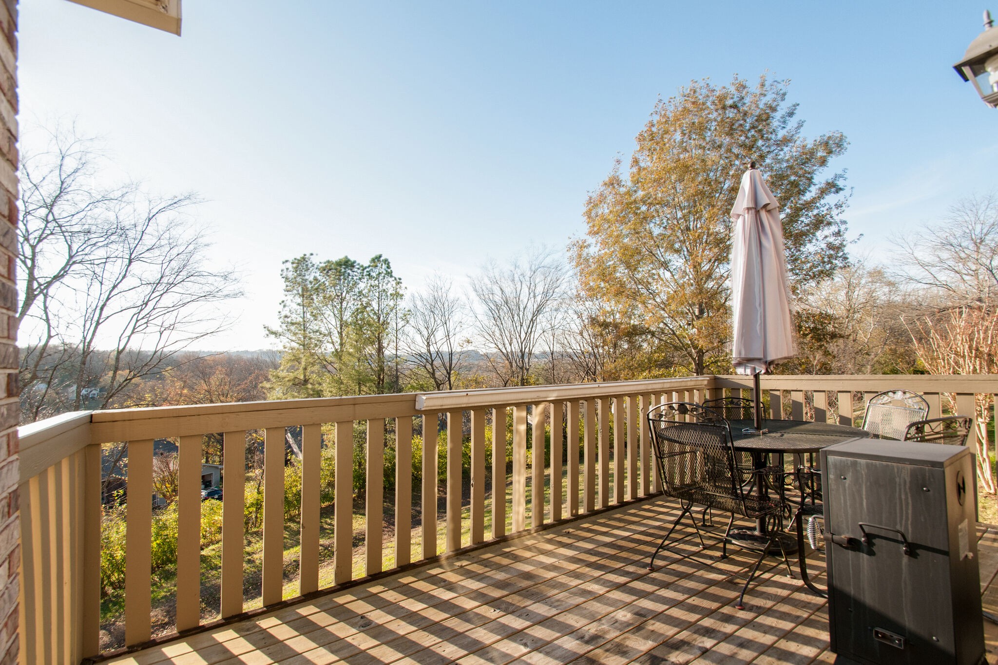 149 Morton Mill Circle Nashville, TN 37221 - Photo 24 of 27 a view of a balcony with wooden floor and fence