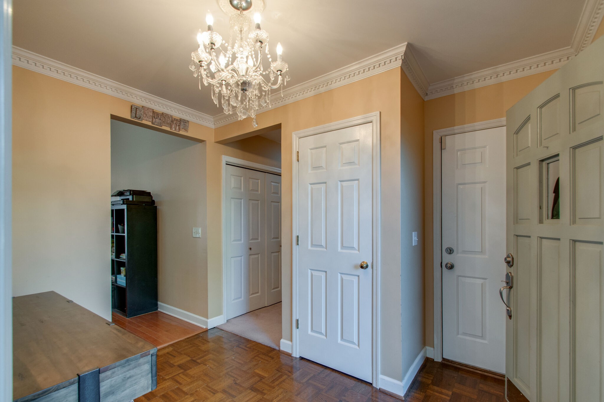 149 Morton Mill Circle Nashville, TN 37221 - Photo 6 of 27 a view of a hallway with wooden floor and stairs