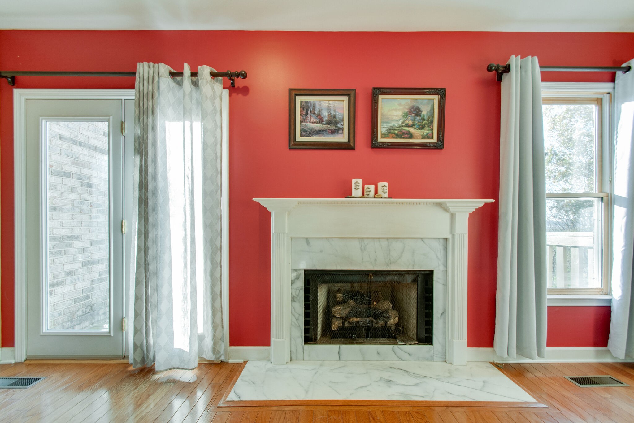 149 Morton Mill Circle Nashville, TN 37221 - Photo 9 of 27 a living room with furniture and a fireplace