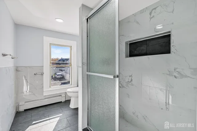 a bathroom with a toilet