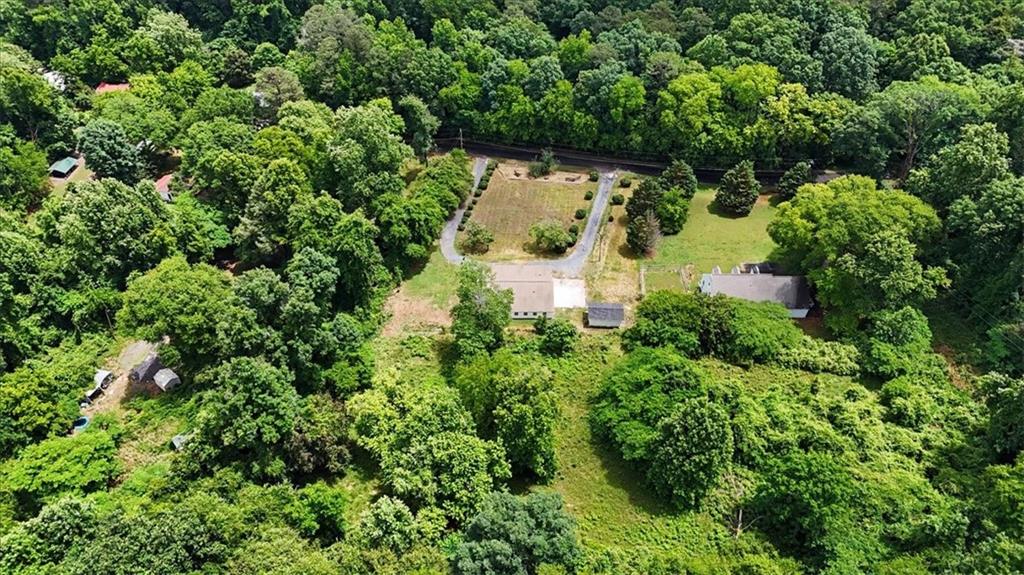 2115 King Road Dalton, GA 30720 - Photo 50 of 54 an aerial view of residential house with outdoor space and trees all around