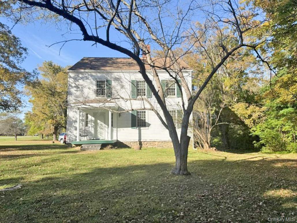 a view of a large trees with a big yard
