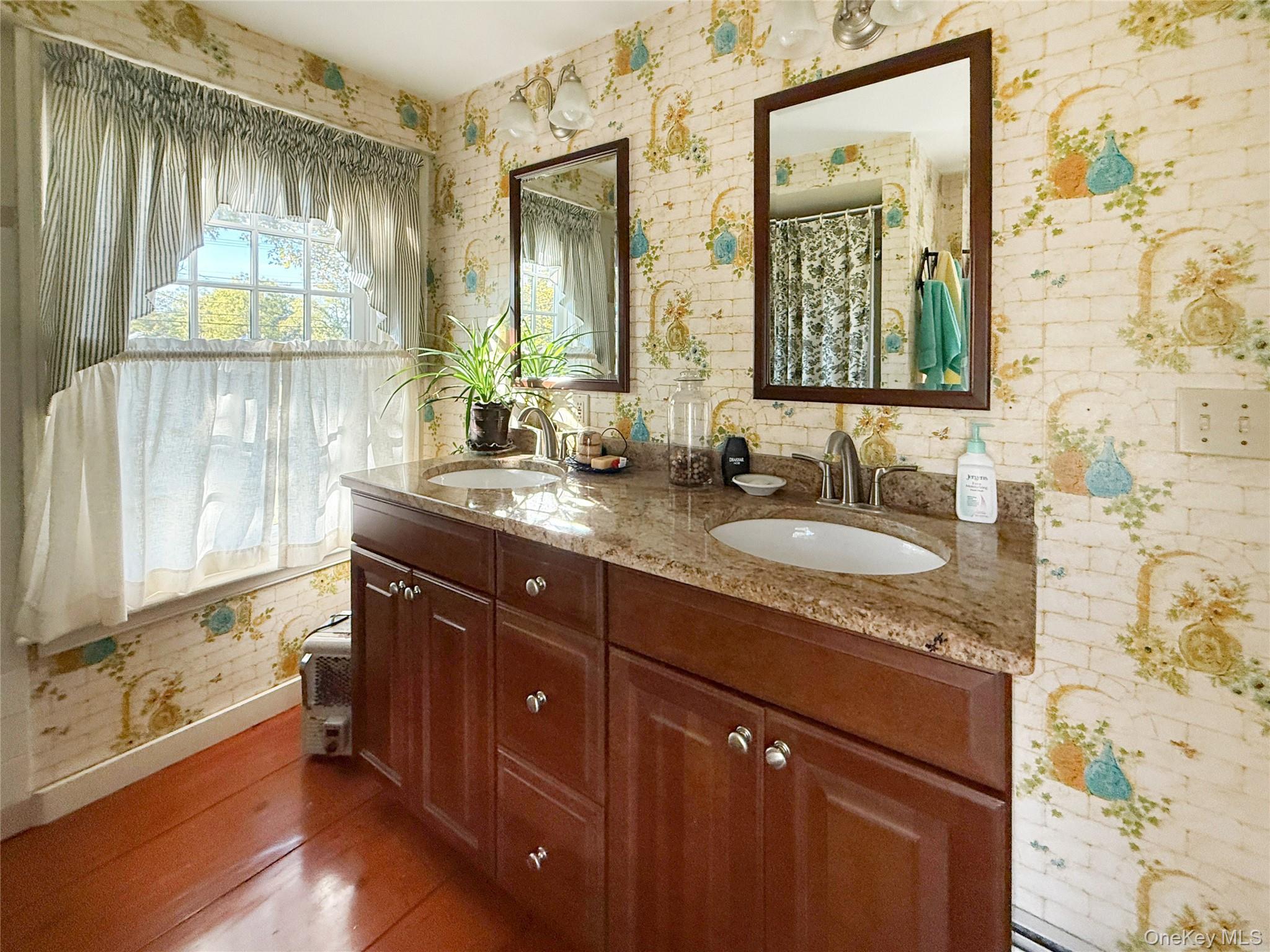4 Plains Road Walden, NY 12586 - Photo 31 of 31 a bathroom with a granite countertop sink mirror and double