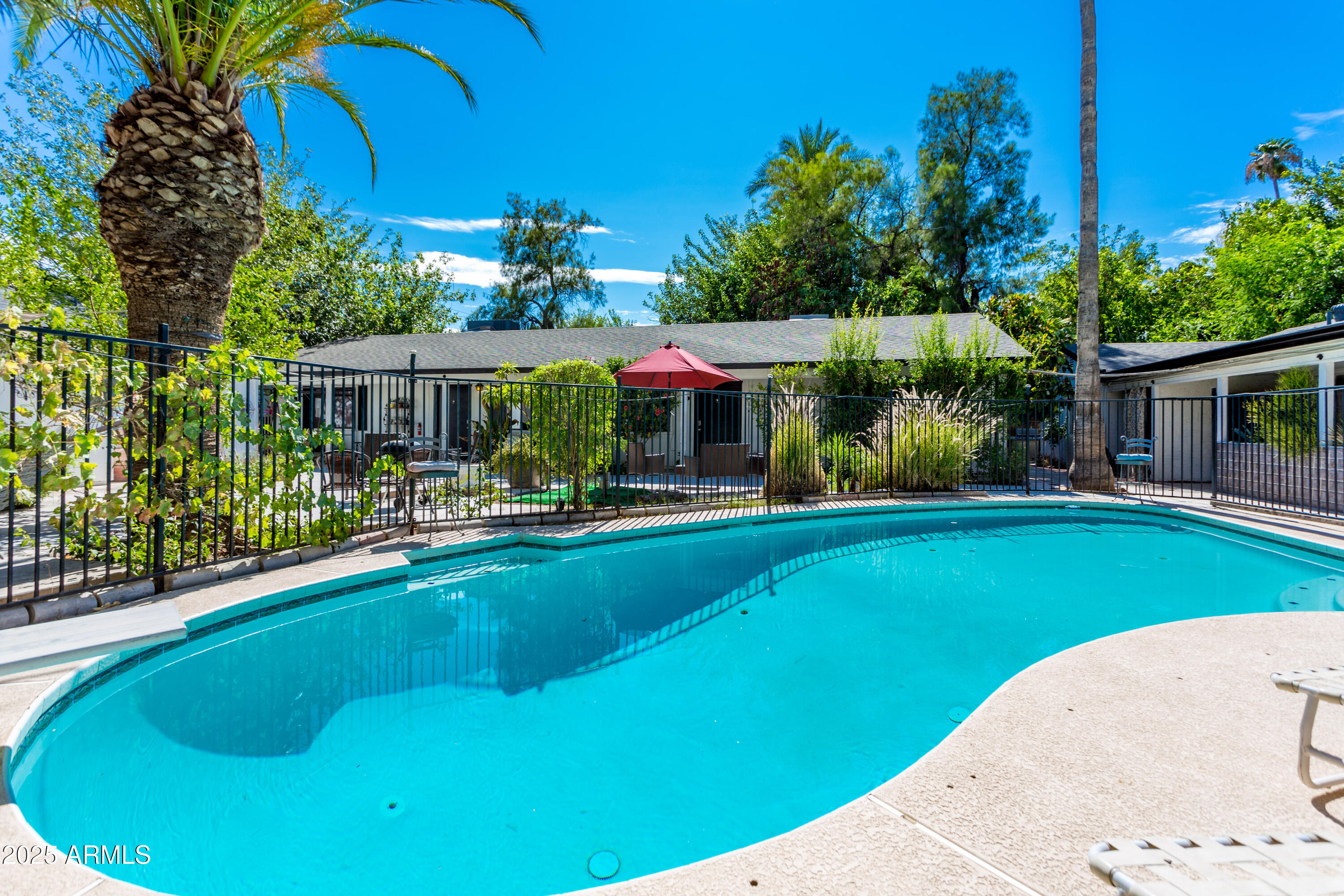 37 West Pasadena Avenue Phoenix, AZ 85013 - Photo 2 of 37 a view of a swimming pool with an outdoor seating and a yard